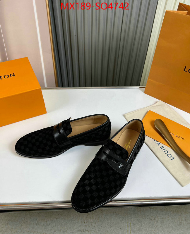 Men Shoes-LV,2023 aaaaa replica 1st copy , ID: SO4742,$: 189USD