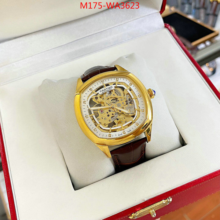 Watch(4A)-Cartier,highest quality replica ,ID: WA3623,$: 175USD