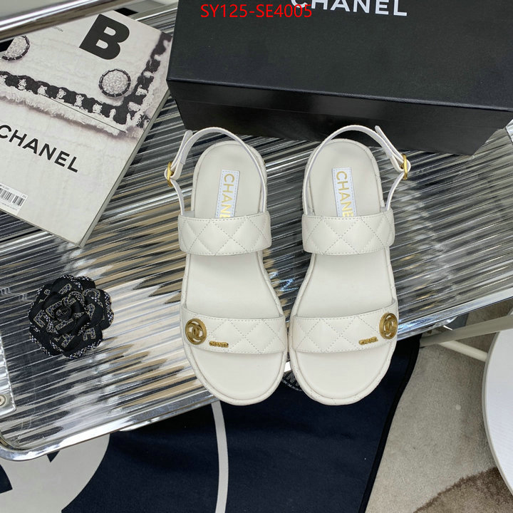 Women Shoes-Chanel,fake , ID: SE4005,$: 125USD