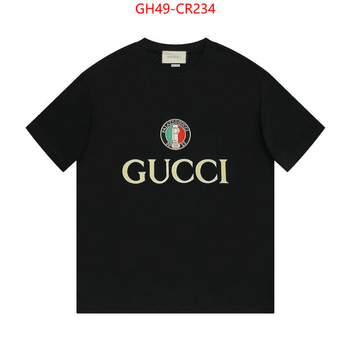 Clothing-Gucci,top brands like , ID: CR234,$: 49USD