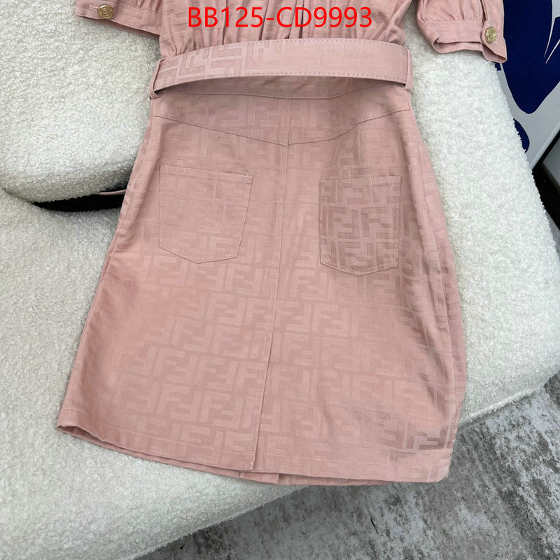 Clothing-Fendi,top quality replica , ID: CD9993,$: 125USD