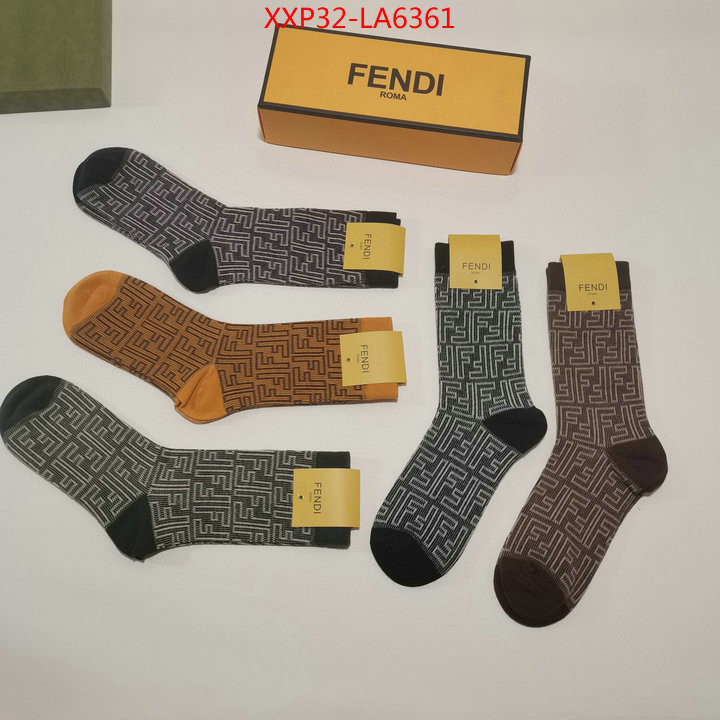 Sock-Fendi,designer fashion replica , ID: LA6361,$: 32USD