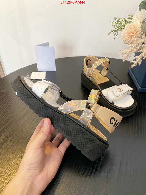 Women Shoes-Chanel,find replica , ID: SP7444,$: 129USD