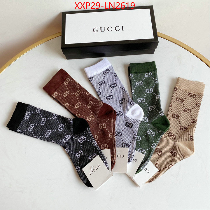 Sock-Gucci,new 2023 , ID: LN2619,$: 29USD