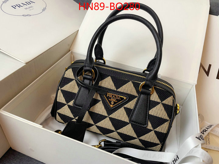 Prada Bags(4A)-Handbag-,the top ultimate knockoff ,ID: BO280,$: 89USD