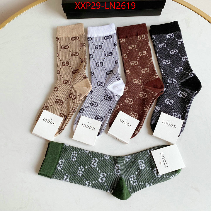 Sock-Gucci,new 2023 , ID: LN2619,$: 29USD