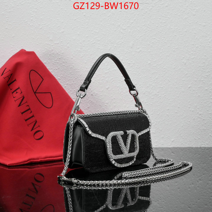 Valentino Bags(4A)-LOC-V Logo ,what is a 1:1 replica ,ID: BW1670,$: 129USD