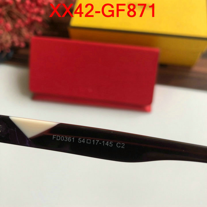 Glasses-Fendi,designer wholesale replica , ID: GF871,$:42USD