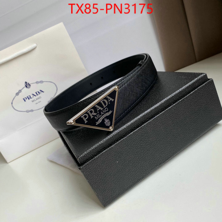 Belts-Prada,7 star , ID: PN3175,$: 85USD