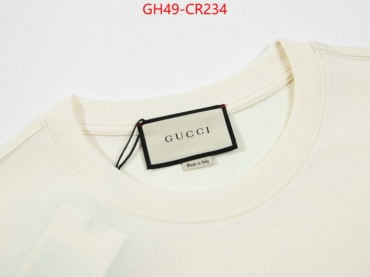 Clothing-Gucci,top brands like , ID: CR234,$: 49USD