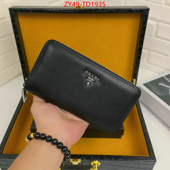 Prada Bags(4A)-Wallet,aaaaa+ replica designer ,ID: TD1935,$: 49USD