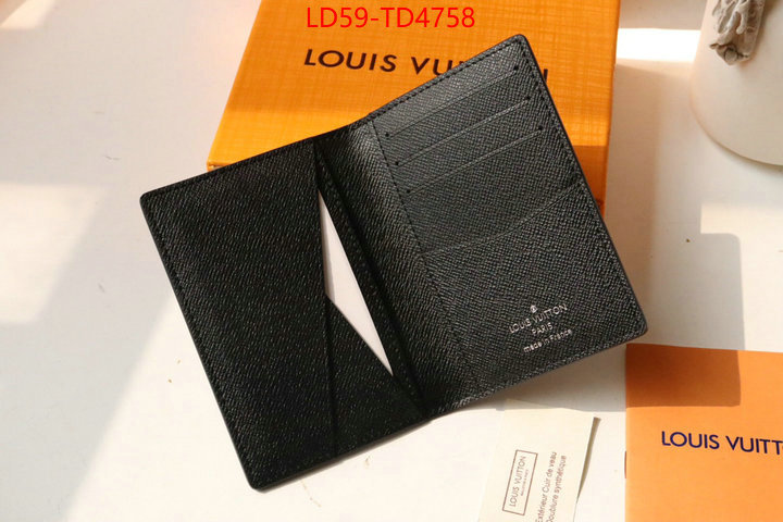 LV Bags(TOP)-Wallet,ID: TD4758,$: 59USD