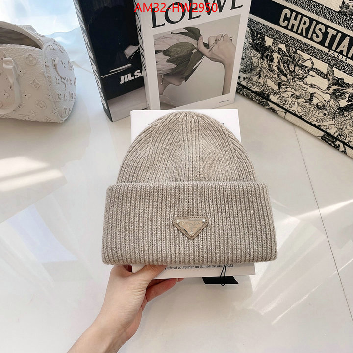 Cap (Hat)-Prada,top 1:1 replica , ID: HW2950,$: 32USD