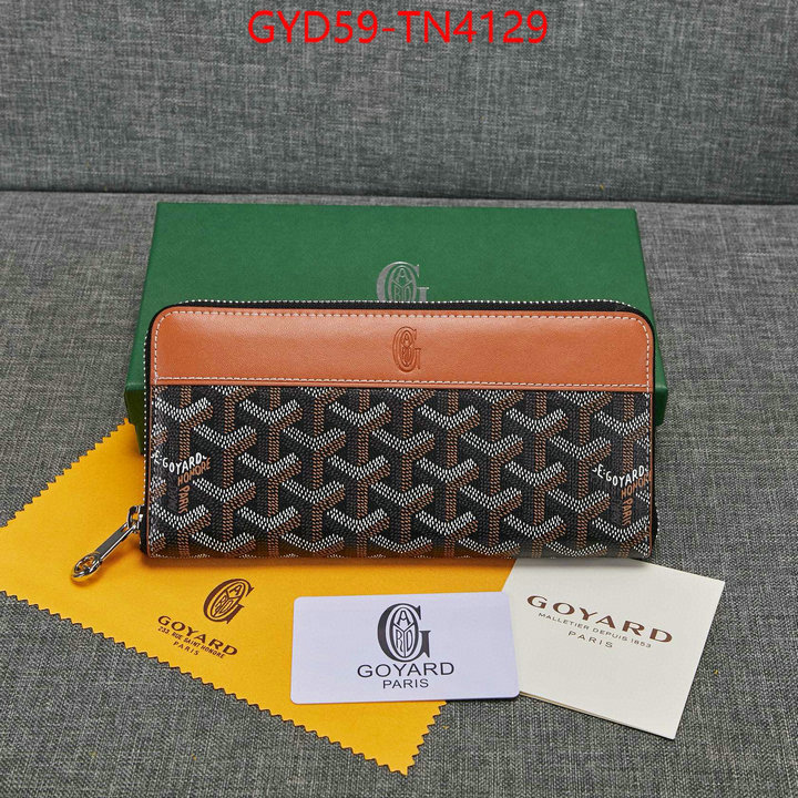 Goyard Bags(4A)-Wallet,aaaaa replica designer ,ID: TN4129,$: 59USD