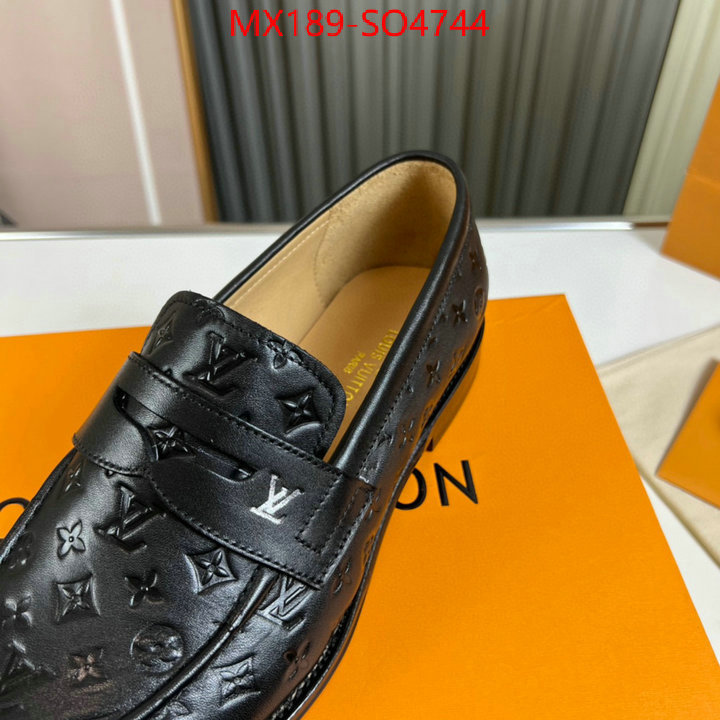 Men Shoes-LV,aaaaa replica designer , ID: SO4744,$: 189USD