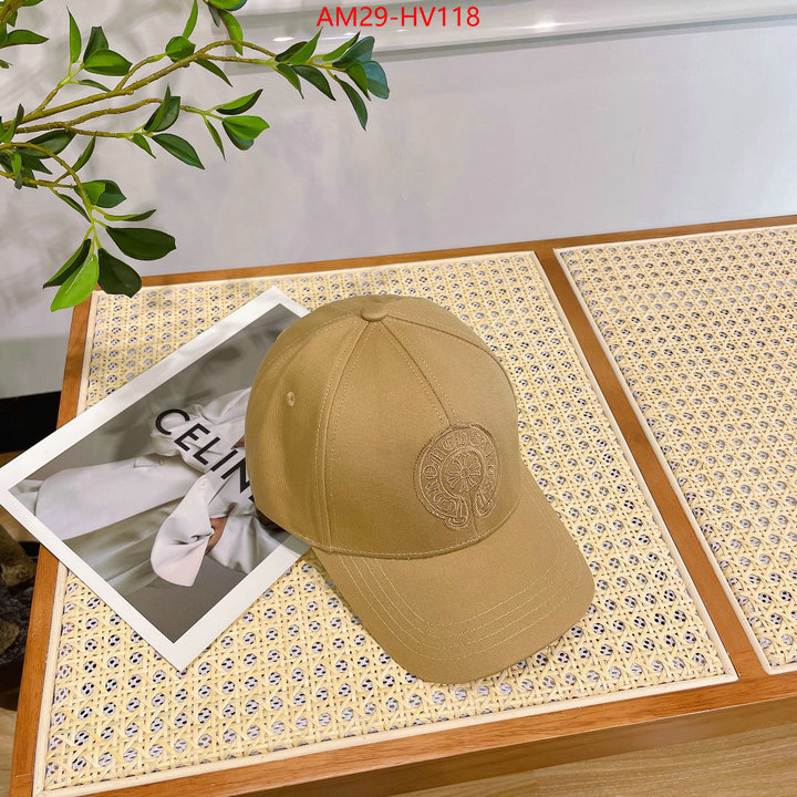 Cap (Hat)-Chrome Hearts,luxury fake , ID: HV118,$: 29USD