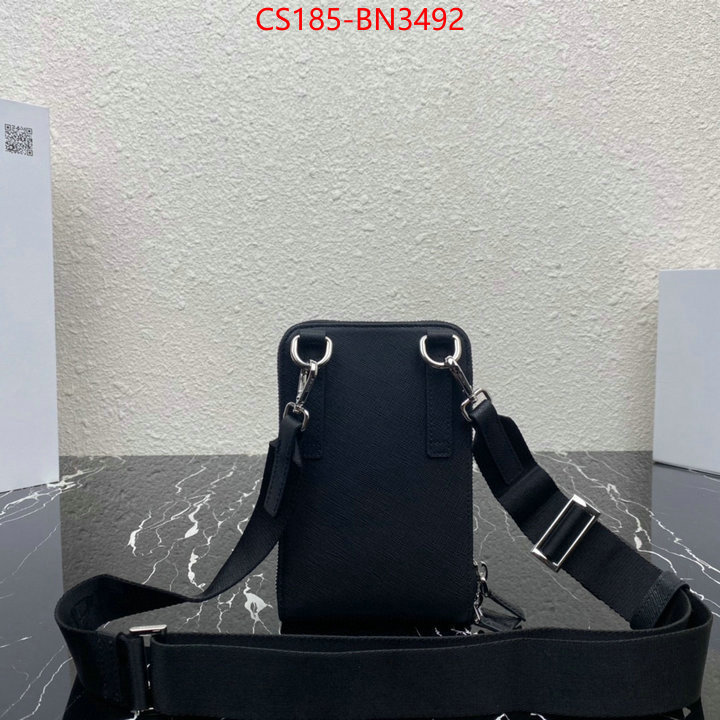 Prada Bags(TOP)-Diagonal-,ID: BN3492,$: 185USD