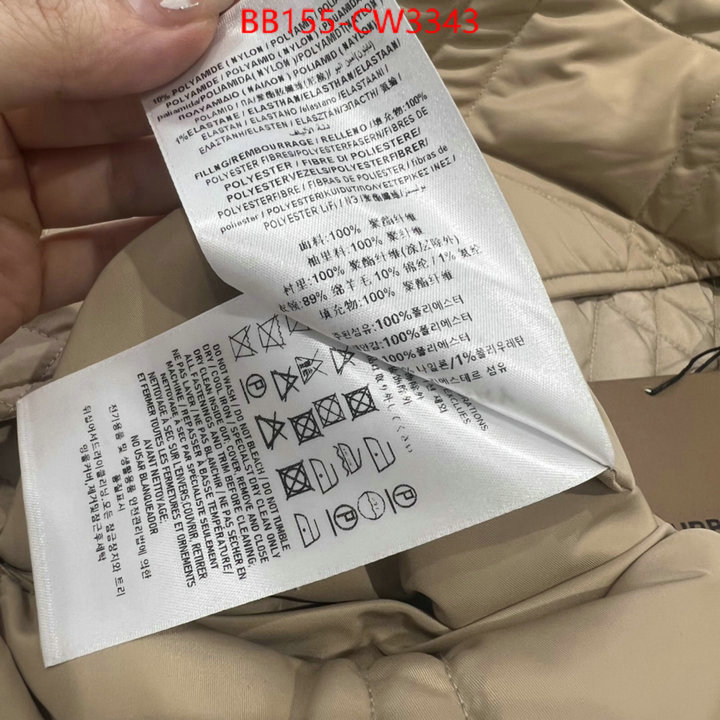 Down jacket Women-Burberry,the top ultimate knockoff , ID: CW3343,$: 155USD