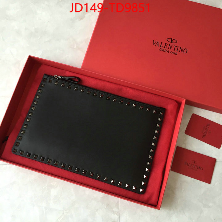 Valentino Bags (TOP)-Wallet,replica 2023 perfect luxury ,ID: TD9851,$: 149USD