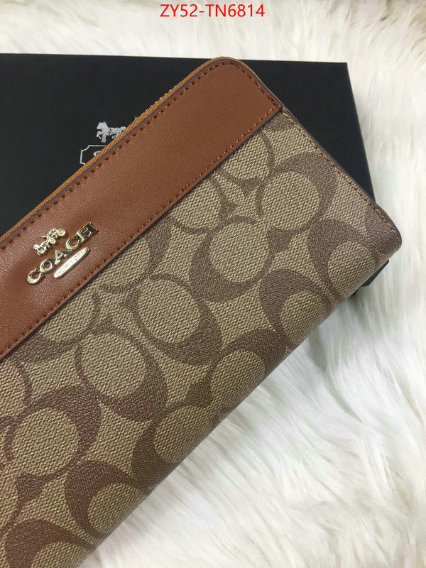 Coach Bags(4A)-Wallet,new 2023 ,ID: TN6814,$: 52USD