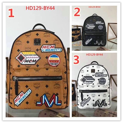 MCM Bags(TOP)-Backpack-,ID: BY44,$:129USD