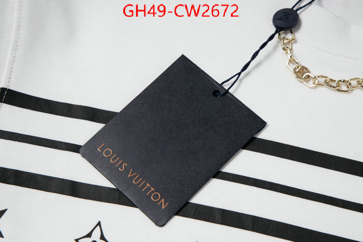 Clothing-LV,designer fake , ID: CW2672,$: 49USD