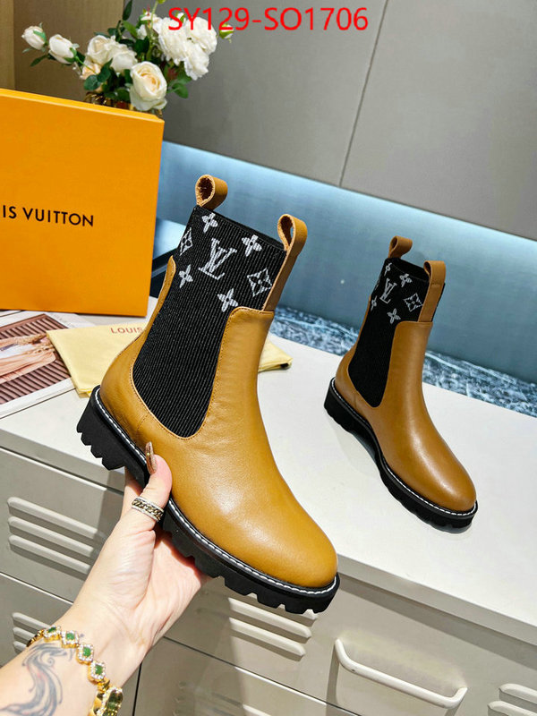 Women Shoes-LV,buy top high quality replica , ID: SO1706,$: 129USD