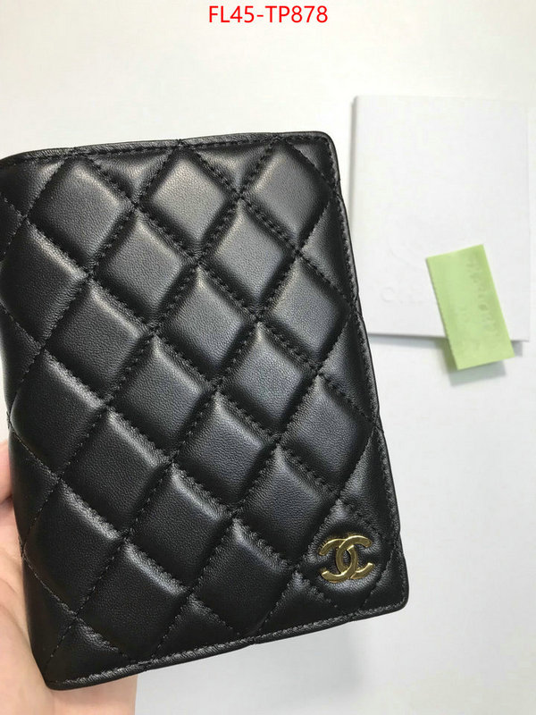Chanel Bags(4A)-Wallet-,ID: TP878,$: 45USD