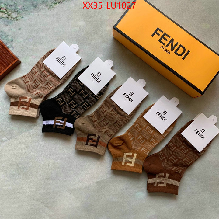 Sock-Fendi,aaaaa replica , ID: TU1027,$: 35USD