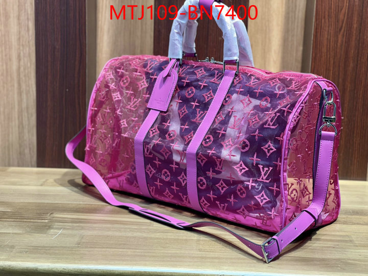 LV Bags(4A)-Keepall BandouliRe 45-50-,replica best ,ID: BN7400,$: 109USD