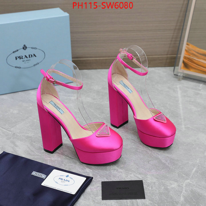 Women Shoes-Prada,highest quality replica , ID: SW6080,$: 115USD