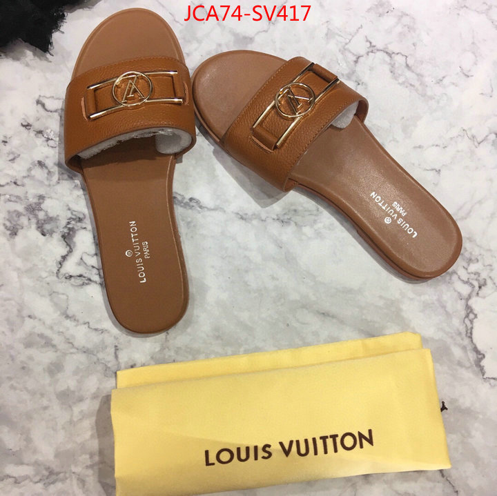 Women Shoes-LV,what 1:1 replica , ID: SV417,$:74USD