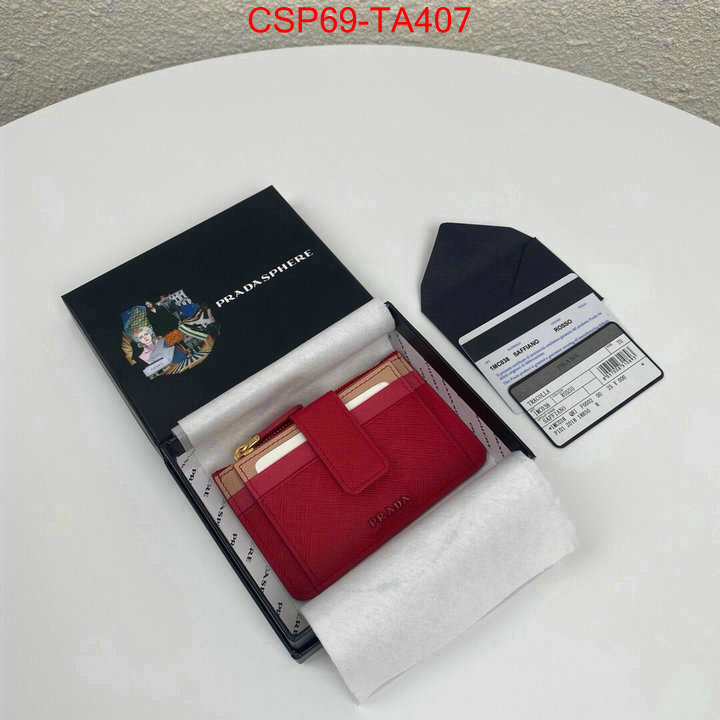 Prada Bags(TOP)-Wallet,ID:TA407,$: 69USD