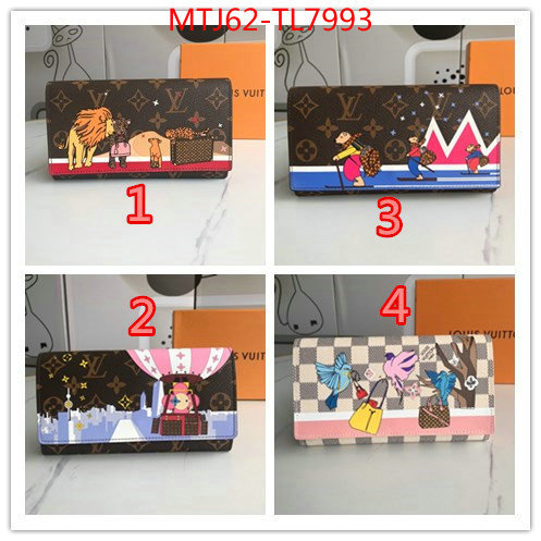 LV Bags(4A)-Wallet,ID: TL7993,$: 62USD