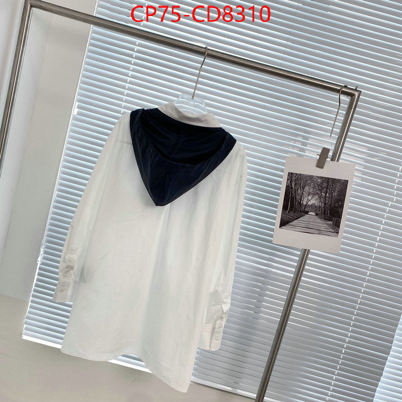 Clothing-Prada,highest quality replica , ID: CD8310,$: 75USD