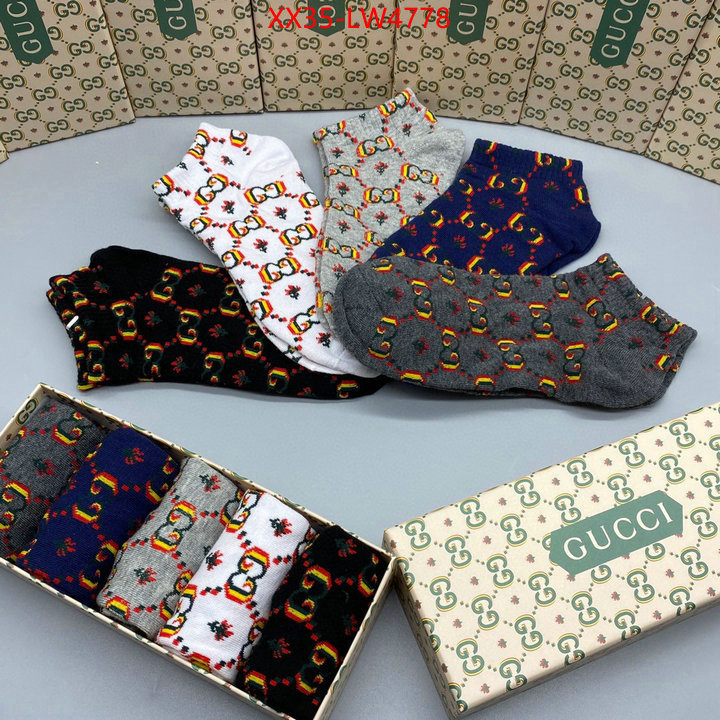 Sock-Gucci,cheap online best designer , ID: LW4778,$: 35USD