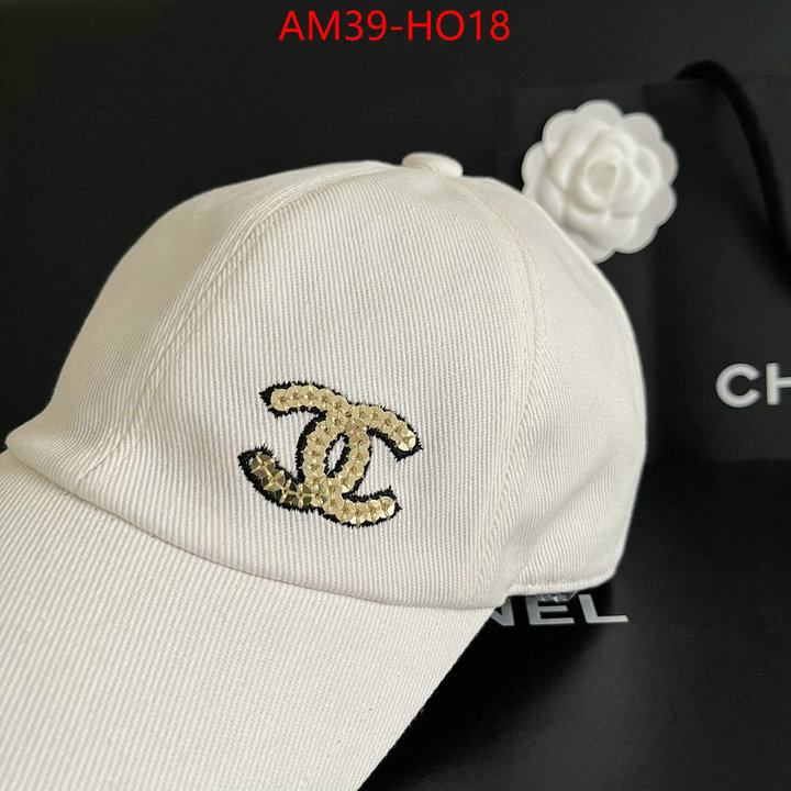 Cap (Hat)-Chanel,the quality replica , ID: HO18,$: 39USD