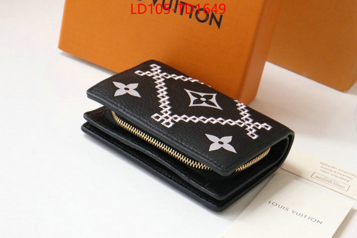 LV Bags(TOP)-Wallet,ID: TD1649,$: 105USD