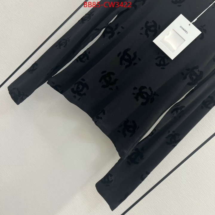 Clothing-Chanel,2023 replica wholesale cheap sales online , ID: CW3422,$: 85USD