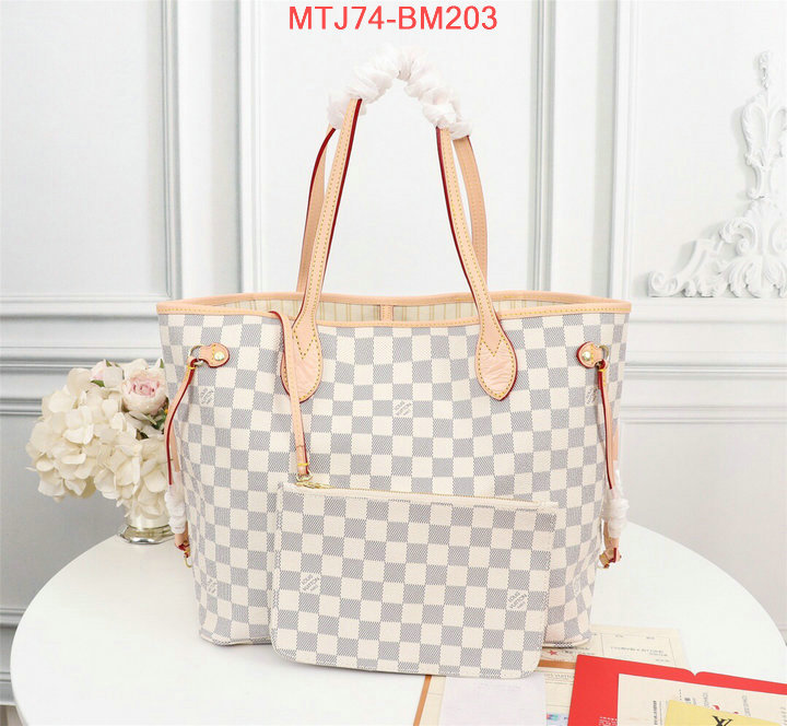 LV Bags(4A)-Neverfull-,the quality replica ,ID: BM203,$:74USD