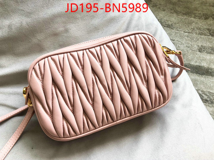 Miu Miu Bags(TOP)-Diagonal-,2023 perfect replica designer ,ID: BN5989,$: 195USD