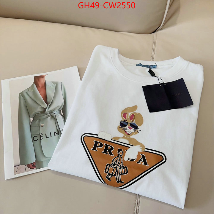 Clothing-Prada,top designer replica , ID: CW2550,$: 49USD