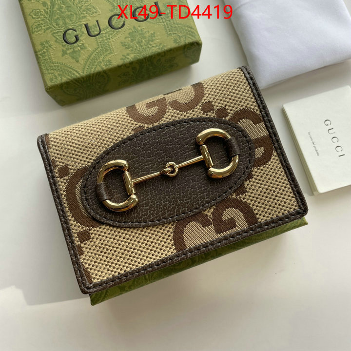 Gucci Bags(4A)-Wallet-,china sale ,ID: TD4419,$: 49USD