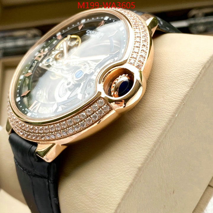 Watch(4A)-Cartier,most desired , ID: WA3605,$: 199USD