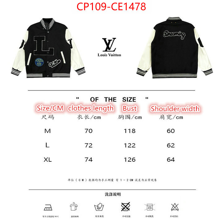 Clothing-LV,the best , ID: CE1478,$: 109USD