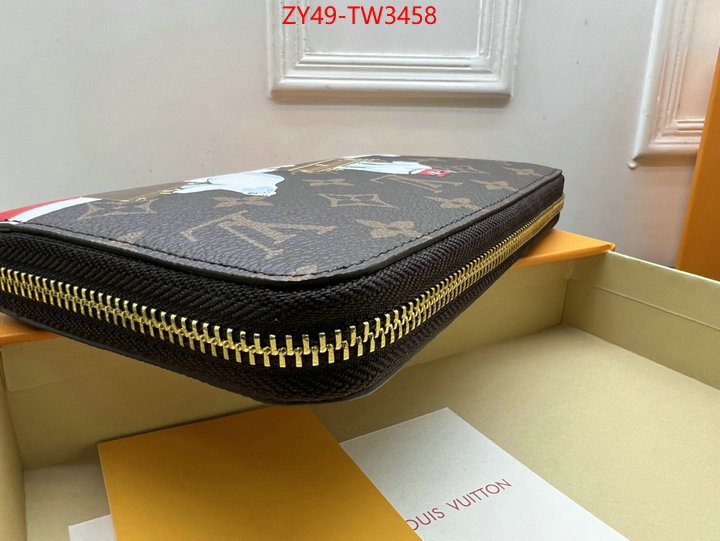 LV Bags(4A)-Wallet,wholesale 2023 replica ,ID: TW3458,$: 49USD