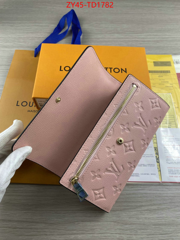 LV Bags(4A)-Wallet,ID: TD1782,$: 45USD