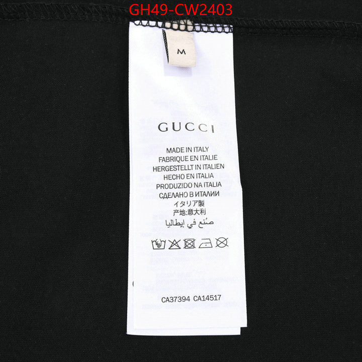 Clothing-Gucci,designer 7 star replica , ID: CW2403,$: 49USD