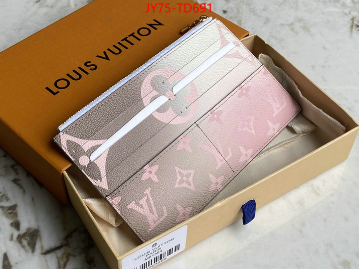 LV Bags(TOP)-Wallet,ID: TD691,$: 75USD