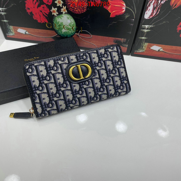 Dior Bags(4A)-Wallet-,ID: TN6789,$: 49USD